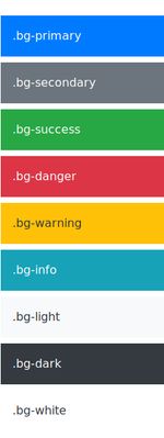 Colores de bootstrap