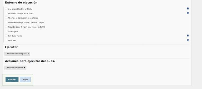 Entorno de ejecución